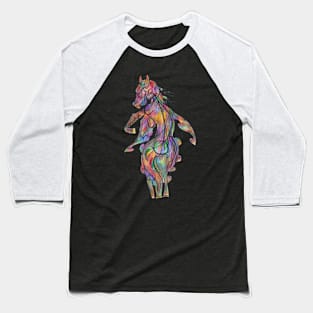 Girl with horse Baseball T-Shirt